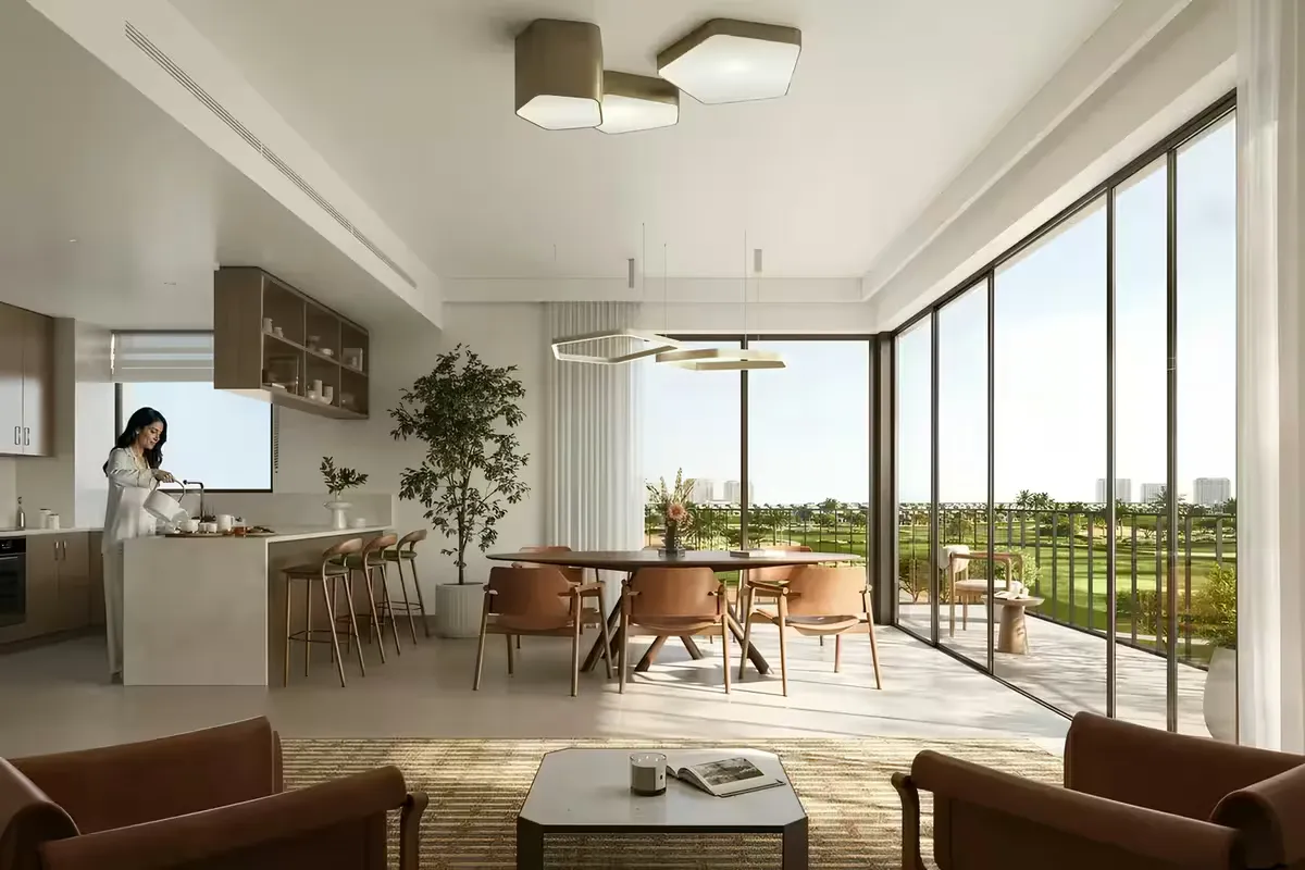 Golf Vale 2-Bedroom Apartment layout at Emaar South